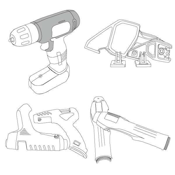 Pneumatic Tool Housing