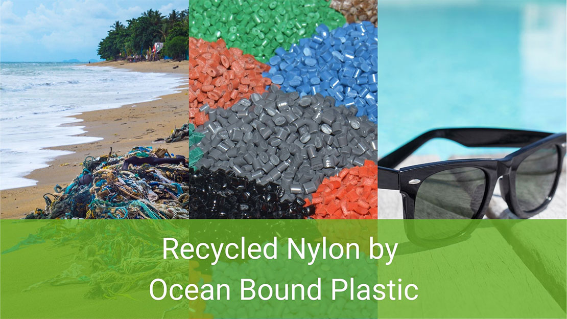 How to select recycled nylon by ocean bound plastic fishing nets?