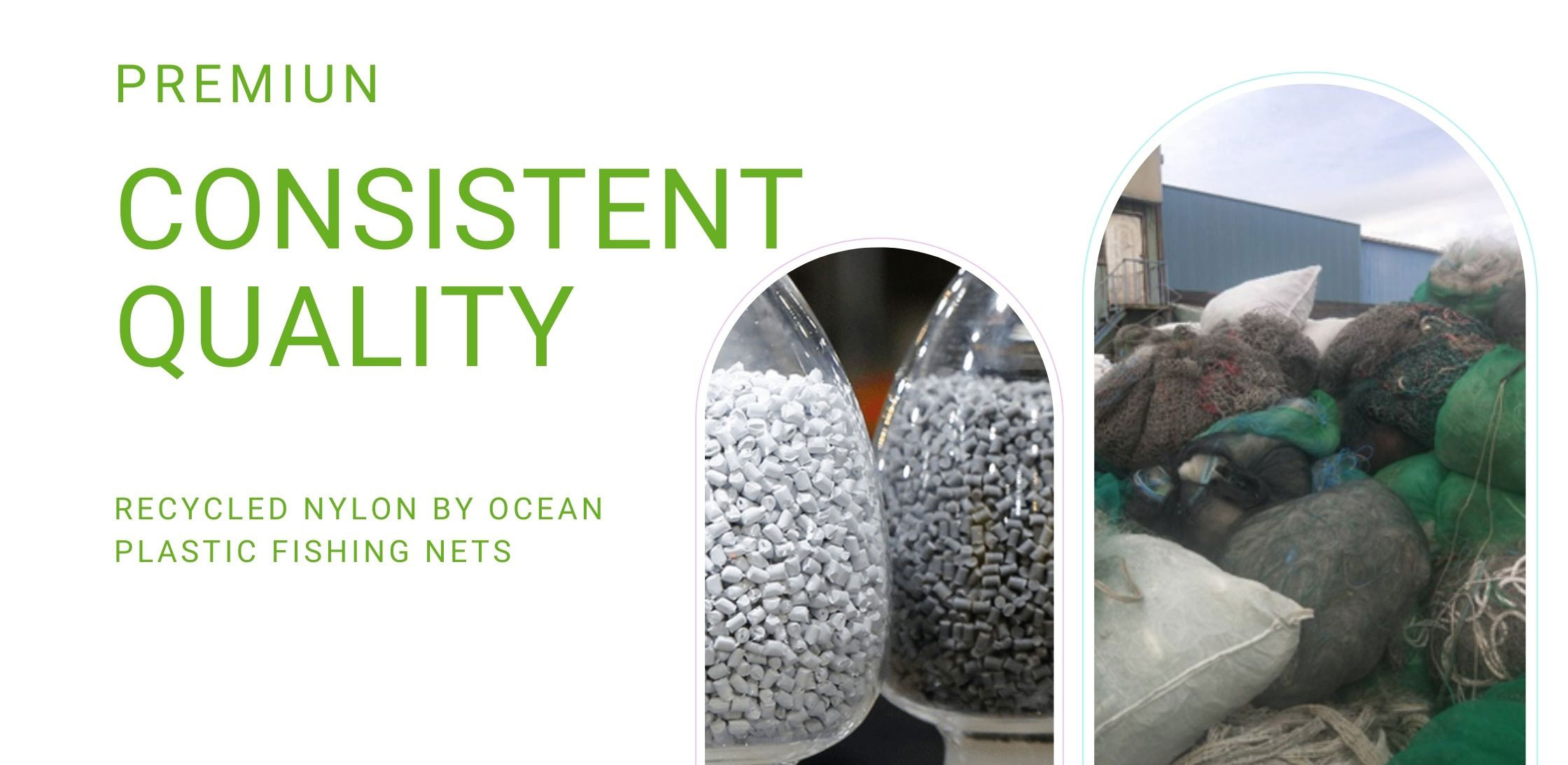 how to select recycle nylon by ocean fishing nets?
